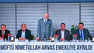 Müftü Nimetullah Arvas emekliye ayrıldı