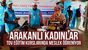 TDV den Arakanlı kadınlara Eğitim