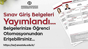 2019 Bahar Dönemi Arasınavı Sınav Giriş Belgeleri Yayımlandı