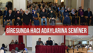 Giresun da Hacı adaylarına seminer