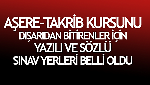 Aşere-Takrib Kursu