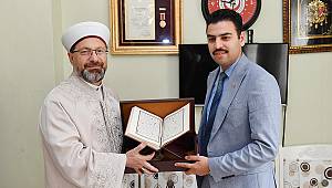 Başkan Erbaş, 15 Temmuz gazisine ziyarette bulundu