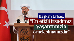 ERBAŞ,Yurtdışı Göreve Hazırlık Eğitim Semineri’nde konuştu.