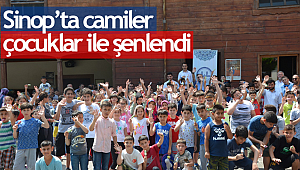 Sinop'ta camiler çocuklar ile şenlendi
