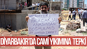 Diyarbakır'da Cami Yıkımına Tepki