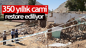 Malatya da 350 yıllık cami restore ediliyor