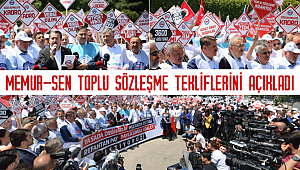 Memur-Sen Toplu Sözleşme Tekliflerini Açıkladı