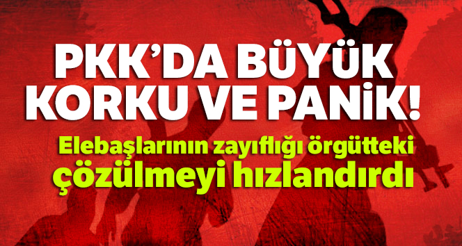 PKK’da şimdi sıra kimde korkusu had safhada