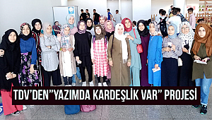 TDV’den “Yazımda Kardeşlik Var” projesi
