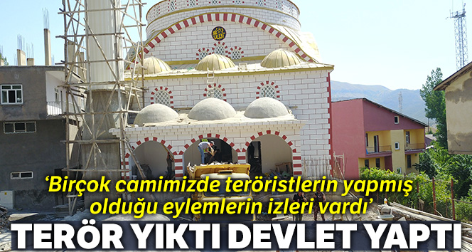 Terör yıktı, devlet yaptı