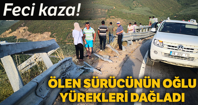 TIR yüz metrelik uçurumdan uçtu, sürücü hayatını kaybetti