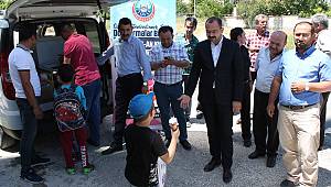 Tosya'da Kursa katılan öğrencilere dondurma ikramı