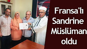 Fransa'lı Sandrine Şarköy'de Müslüman oldu