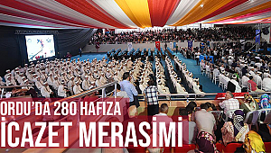 Ordu da 280 Hafıza İcazet Merasimi
