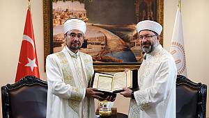 Başkan Erbaş, Kazakistan heyetini kabul etti