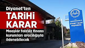 Diyanet’ten tarihi karar