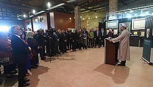 Erbaş, “Geleneksel İslam Sanatları Sergisi”ni açtı