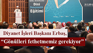 Erbaş manevi danışmanlarla bir araya geldi.