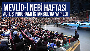 Mevlid-i Nebi Haftası'nın açılış programı İstanbul'da yapıldı