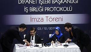 Diyanet ile Adalet Bakanlığı arasında protokol