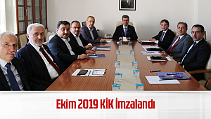 Ekim 2019 KİK Kararları İmzalandı