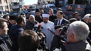 Diyanet İşleri Başkanı Erbaş, Elazığ’da 