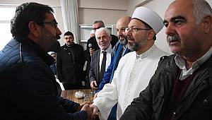 Erbaş, taziye ziyaretinde bulundu