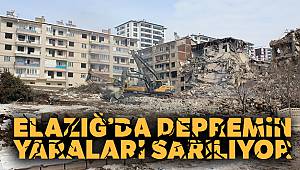 Elazığ’da depremin yaraları sarılıyor