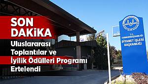 Diyanet İşleri Başkanlığı, uluslararası toplantıları erteledi