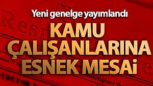 Kamu çalışanlarına esnek mesai geliyor 