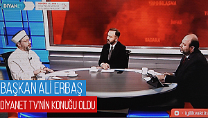 Başkan ERBAŞ Diyanet TV ye Konuk Oldu