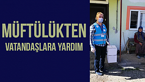 Müftülükten vatandaşlara yardım 