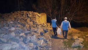 Din görevlilerinin yardımları devam ediyor 