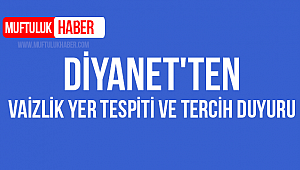 Diyanetten Vaiz atamaları ile ilgili Açıklama