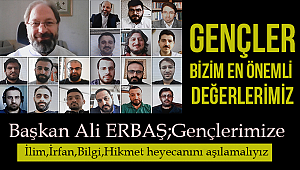 Erbaş, video konferans yöntemiyle gençlerle buluştu