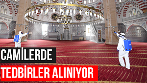 Konya'da camilerde hazırlıklar tamamlandı