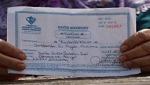 Su kuyusu için 3 aylık maaşını bağışladı