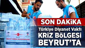 TDV, büyük patlamanın yaşandığı Beyrut’ta 