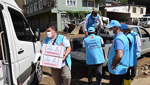 TDV sel mağdurlarının yardımına koştu