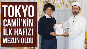 Tokyo Camii’nin ilk hafızı mezun oldu