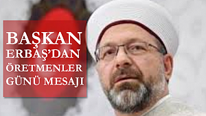 ERBAŞ,24 Kasım Öğretmenler Günü'nü kutladı