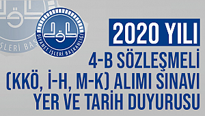 4-B Sözleşmeli Personel Alımı
