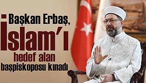 Başkan ERBAŞ dan Kınama