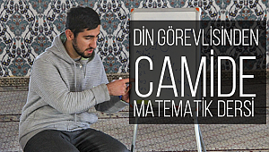 Din Görevlisinden Camide Matematik Dersi