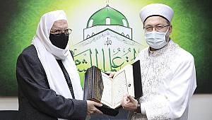 Başkan Erbaş, Suriye İslam Meclisi Başkanı ile görüştü.