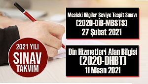 ÖSYM Başkanı Aygün, 2021 yılı sınav takviminin açıklandığını duyurdu
