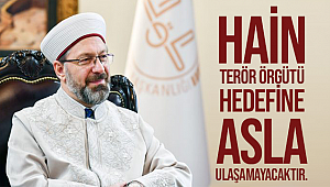 Başkan Ali ERBAŞ taziye mesajı yayınladı.