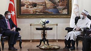 Başkan ERBAŞ Meyer Landrut’u kabul etti.