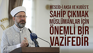 Erbaş, ‘Kudüs Haftası İstişare Toplantısı’na katıldı.