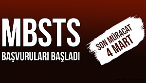 MBSTS Başvuruları Başladı